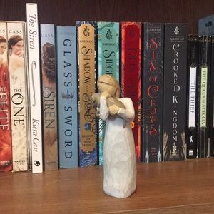 Willow Tree Angel of Friendship Dog Puppy Girl